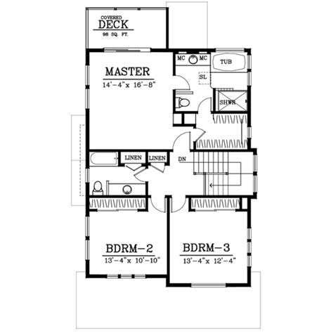 Each plan includes the floor plan layout. Cottage Style House Plan - 3 Beds 2.50 Baths 2044 Sq/Ft ...