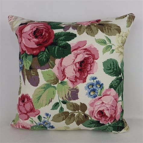 Vintage Floral Linen Cushions