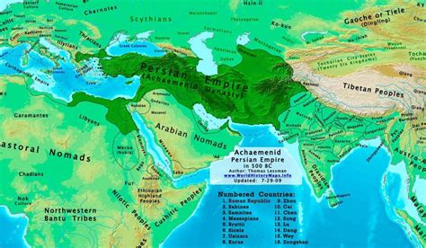 Achaemenid Empire World History Maps
