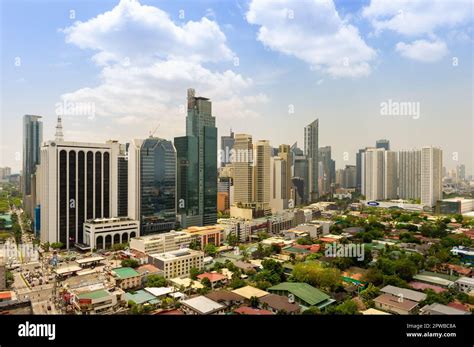 The Makati City Metro Manila Skyline Stock Photo Alamy