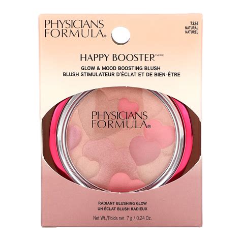 Physicians Formula Happy Booster Glow And Mood Boosting Blush Natural 024 Oz 7 G