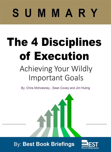 Summary Of The 4 Disciplines Of Execution By Chris Mcchesney Sean