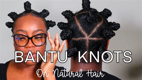 Bantu Knots On Natural Hair Easy And Beginner Friendly Youtube