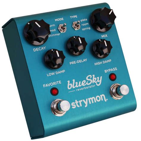 Strymon Blue Sky Reverberator Fx Pedal Rich Tone Music