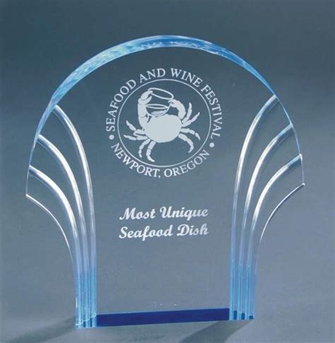 Acrylic Shell Award Glendora Trophy