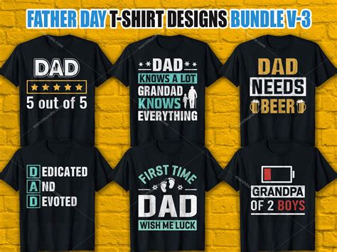 father day t shirt design bundle dad t shirt design bundle