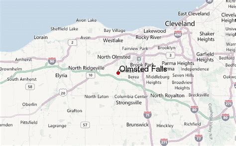 Map Of Olmsted Falls Ohio County Map Of Texas