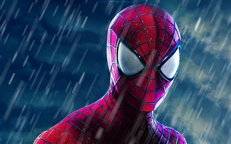 3840x2160px 4k Free Download Spiderman Rain Superheroes Darkness