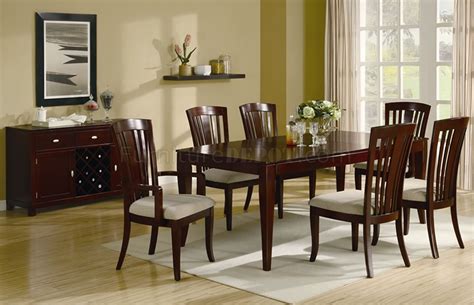 Here, we round up some of the best dining chairs you can find online. Rich Cherry Finish Contemporary Dining Table w/Optional Chairs