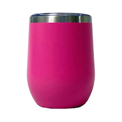 insulated stainless wine tumbler 12 oz lazer ts by zen