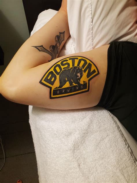 Boston Bruins Bear Tattoo Wild Tattoos Funny Bear Tattoos See More