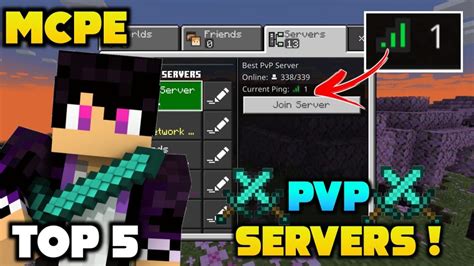 Top 5 Best Pvp Server For Minecraft Pe Best Mcpe Pvp Servers Pvp Servers For Mcpe Practice