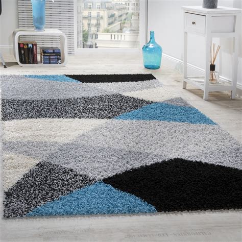 Weitere ideen zu shaggy teppich, hochflor teppich, teppich. Shaggy Teppich Hochflor Weich Geometrisches | teppich.de