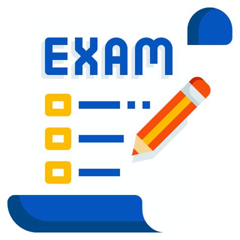 Exam School And Education Icons