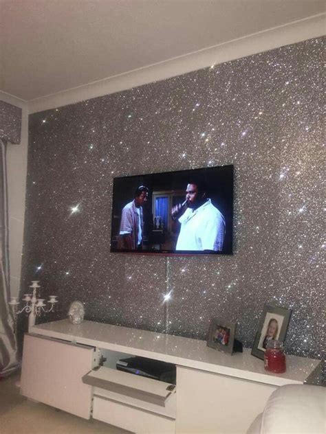 Glitter Wall In Living Room 720x960 Wallpaper