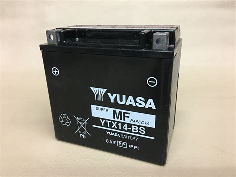 battery yuasa ytx14 bs maintenance free type 12v 12ah rungseng