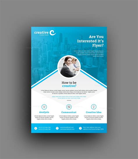 Seattle Professional Business Flyer Template 001408 Template Catalog