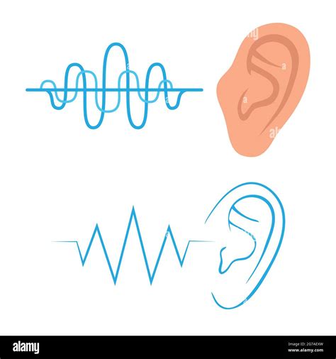 Vector Icon Ear Listen Sound Hearing Symbol Stock Vector Image And Art
