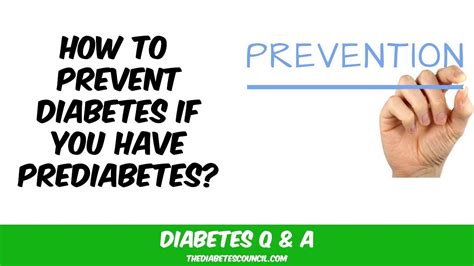 Prediabetes What Can I Do To Prevent Diabetes Youtube