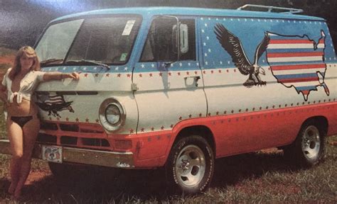 Vintage Pinups Hot Rods And Wwii Nose Art Photo Dodge Van Chevy Van