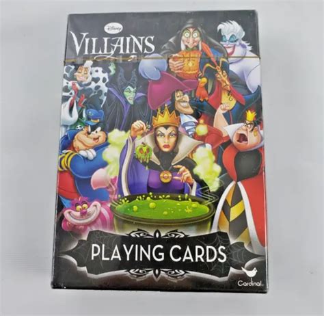Disney Villains Deck Of Playing Cards Cardinal New Sealed 1500