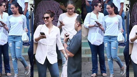 Kajol And Daughter Nysa Are Twinning In Glasses Video Dailymotion