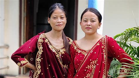 gurung lehenga and limbu dress prices and colours nepali traditional dress daura suruwal youtube