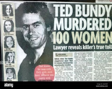 Ted Bundy Theodore Robert Bundy Banque De Photographies Et Dimages à