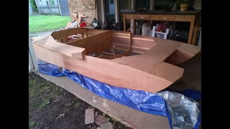 Homemade Plywood Jet Boat Pt7sheathing Youtube