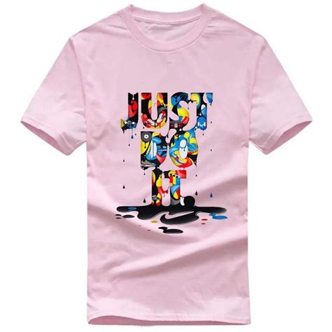 Personality Hip Hop Color Printing Short Sleeve Fashion T Shirt Cotton Polyester T Shirt Man