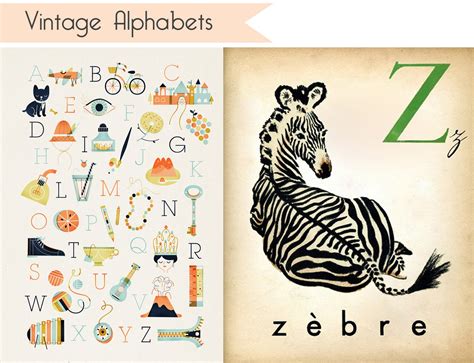Vintage Alphabet Prints In Honor Of Design