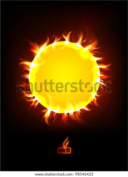 Sun Planet Space Illustration Eps 10 Stock Vector Royalty Free 98546423
