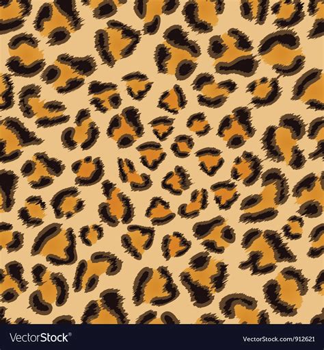 Leopard Seamless Pattern Royalty Free Vector Image