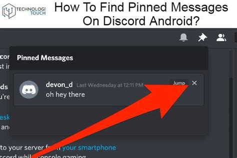 How To Find Pinned Messages On Discord Android Procedure