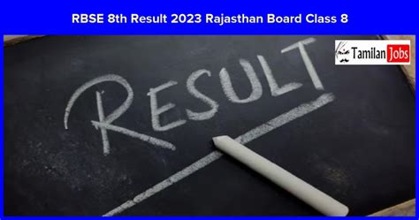 Rbse 8th Result 2023 Rajasthan Board Class 8 Releasing Tomorrow Check