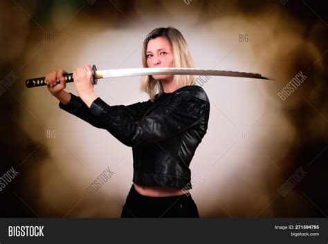Female Fighter Sword Image And Photo Free Trial Bigstock
