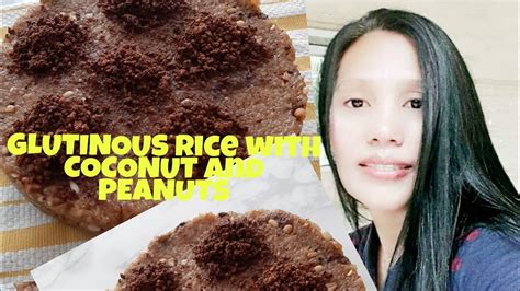 Glutinous Rice With Coconut And Peanuts Youtube