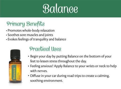 Doterra Balance Grounding Blend Essential Oil Uses Best Essential