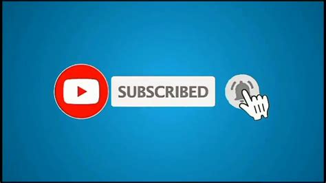 Animated Subscribe Button With Sound Effect Youtube