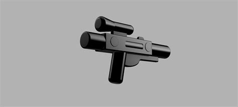 Stl File Lego Gun Short First Order Stormtrooper Blaster In Real Size
