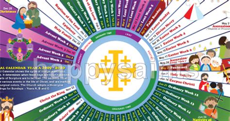 Happy Saints Catholic Liturgical Calendar For Kids And Young At Hearts