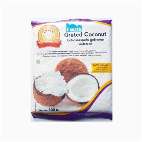Frozen Fresh Grated Coconut 500g Dhl Postnord Ceylon Store