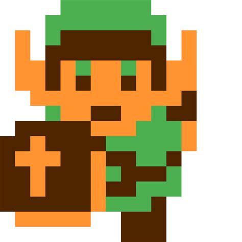 Legend Of Zelda Pixel Art 