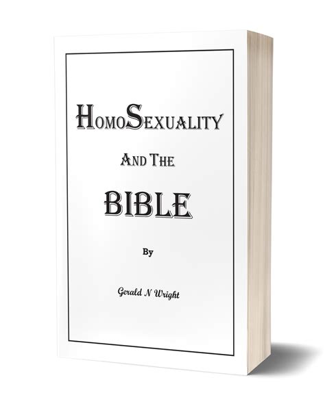 Homosexuality And The Bible Biblical Books