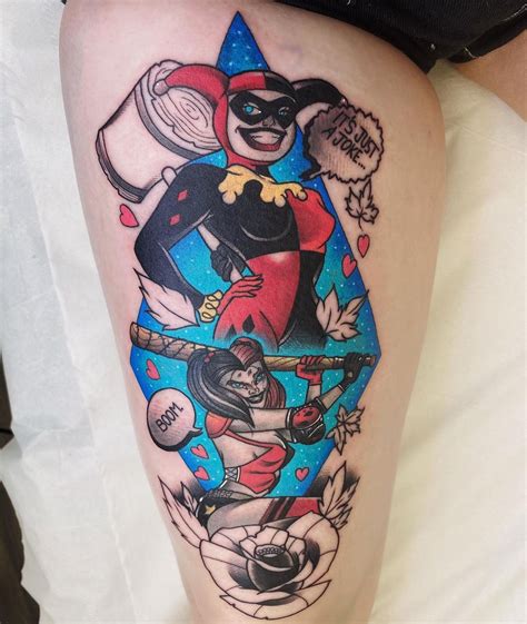 Harley Quinn Tattoos For Comic Lovers In Small Tattoos Ideas