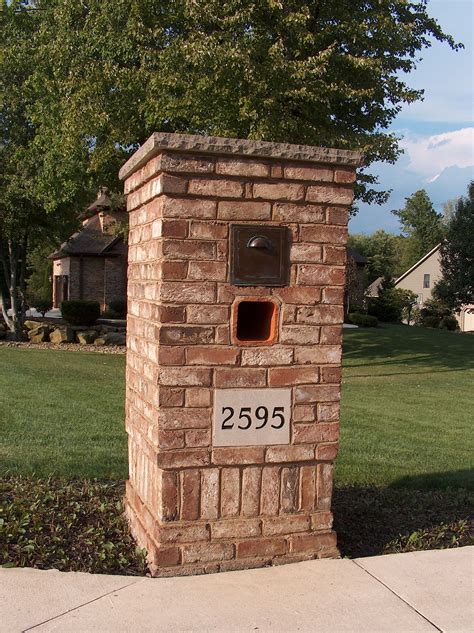 This Customer Had A Custom Mailbox Built Using A Limestone Street