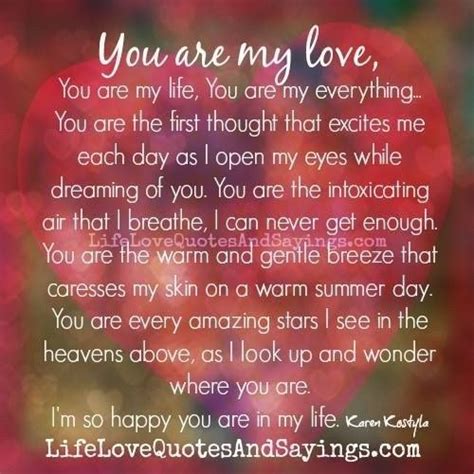 You Are My Everything Love Quotes And Sayings My In 2020 My