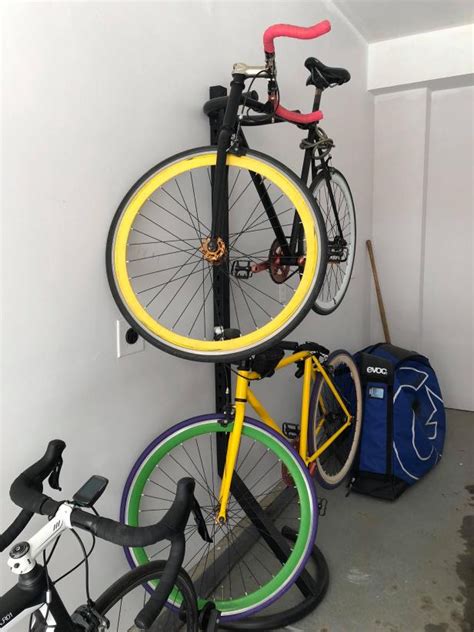 Save precious floor space in your garage with this diy bike rack for the wall! 11 Garage Bike Storage Ideas | DIY | Bike storage garage ...