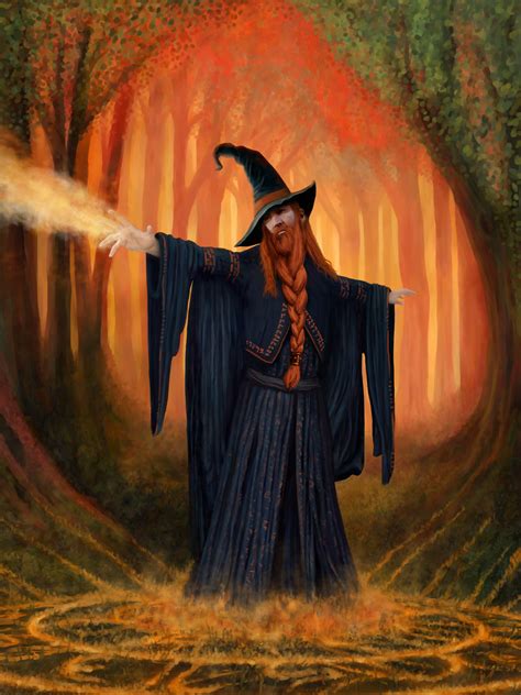 Fire Wizard Art