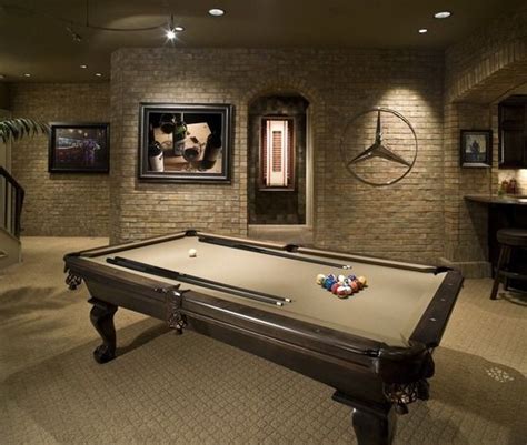 Garage Man Cave Ideas With Pool Table Shanae Coppola